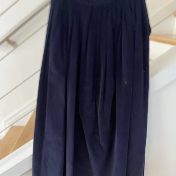 Ralph Lauren Vintage Velvet Full Skirt with Pleats - Picture 2 of 5